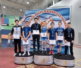 Пуровчане завоевали пятьдесят медалей первенства ЯНАО по спортивной борьбе