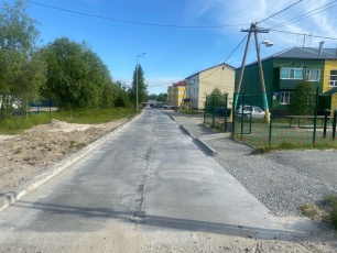 В Пуровске завершается ремонт дорог